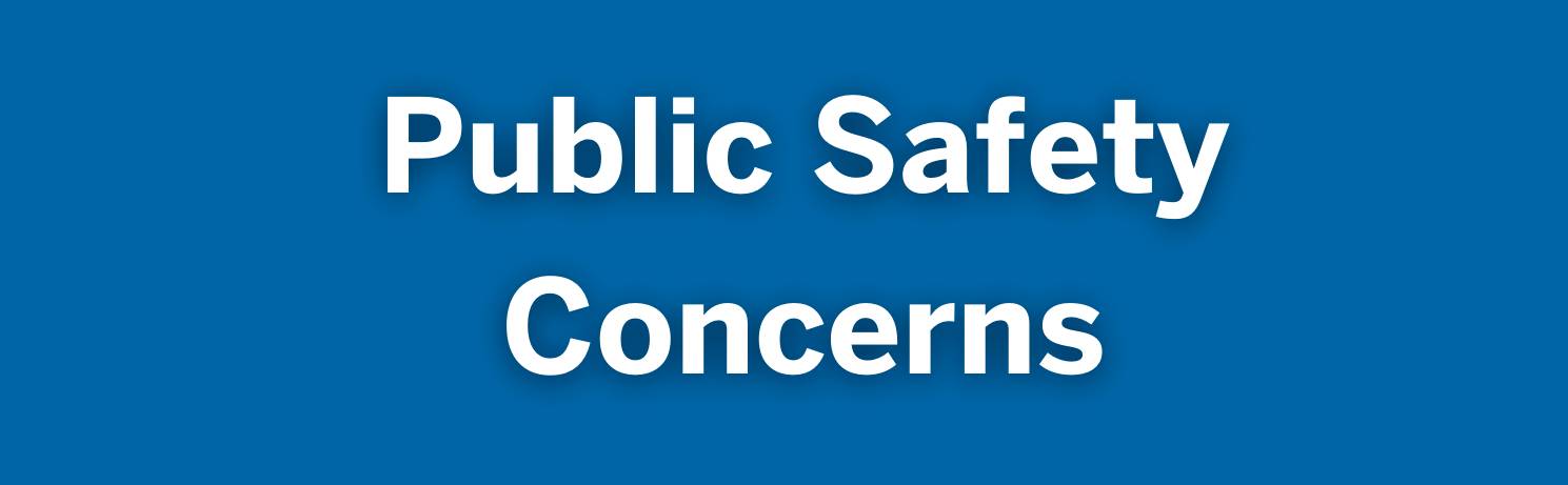 Public Safety Concerns Form